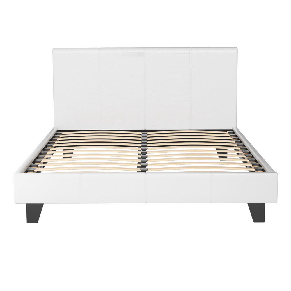 Bed Frame Double Size White NEO