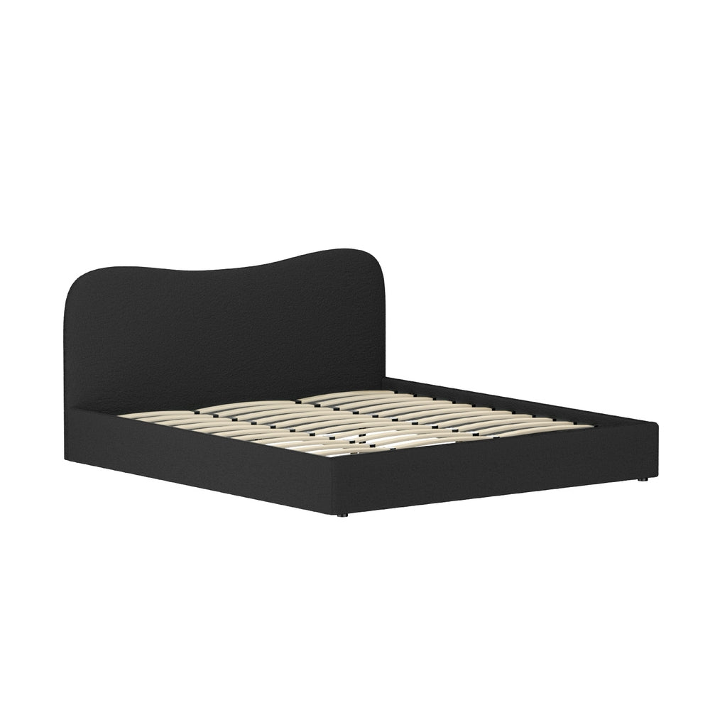 Bed Frame King Size Boucle DARA