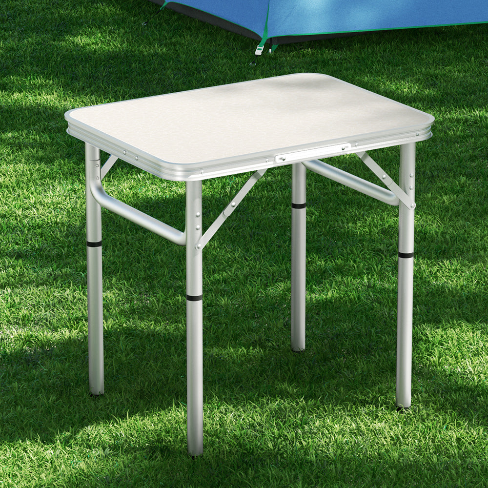 Folding Camping Table 60CM Adjustable Portable Outdoor Picnic Desk