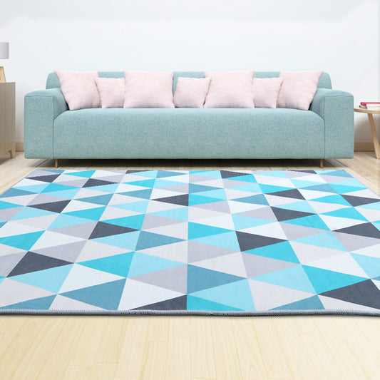 Rug 200x290cm Area Rug Large Carpet Soft Short Pile Modern Tria