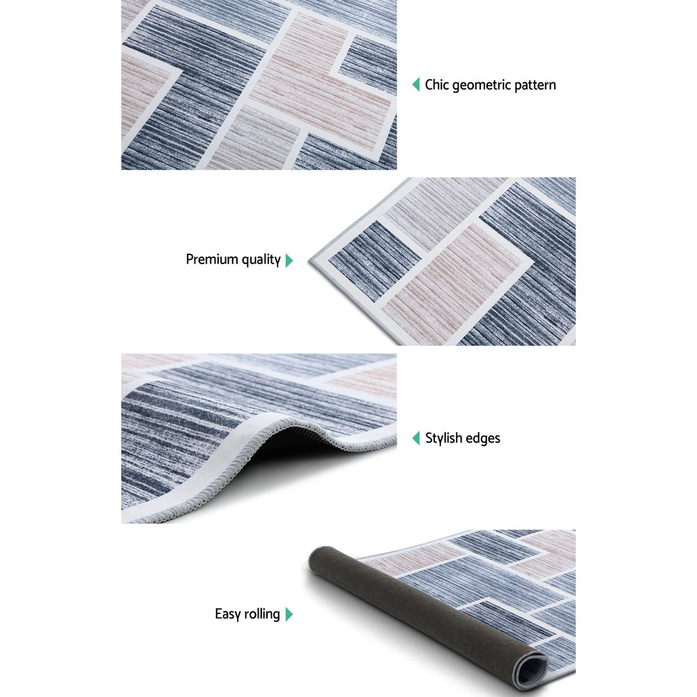 Rug 160x230cm Area Rug Large Carpet Soft Short Pile Modern Oblo