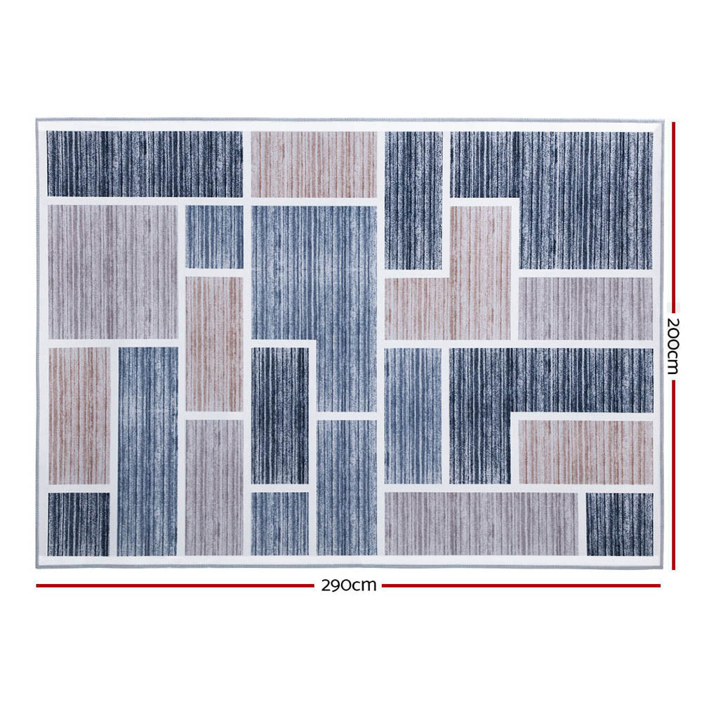 Rug 200x290cm Area Rug Large Carpet Soft Short Pile Modern Oblo
