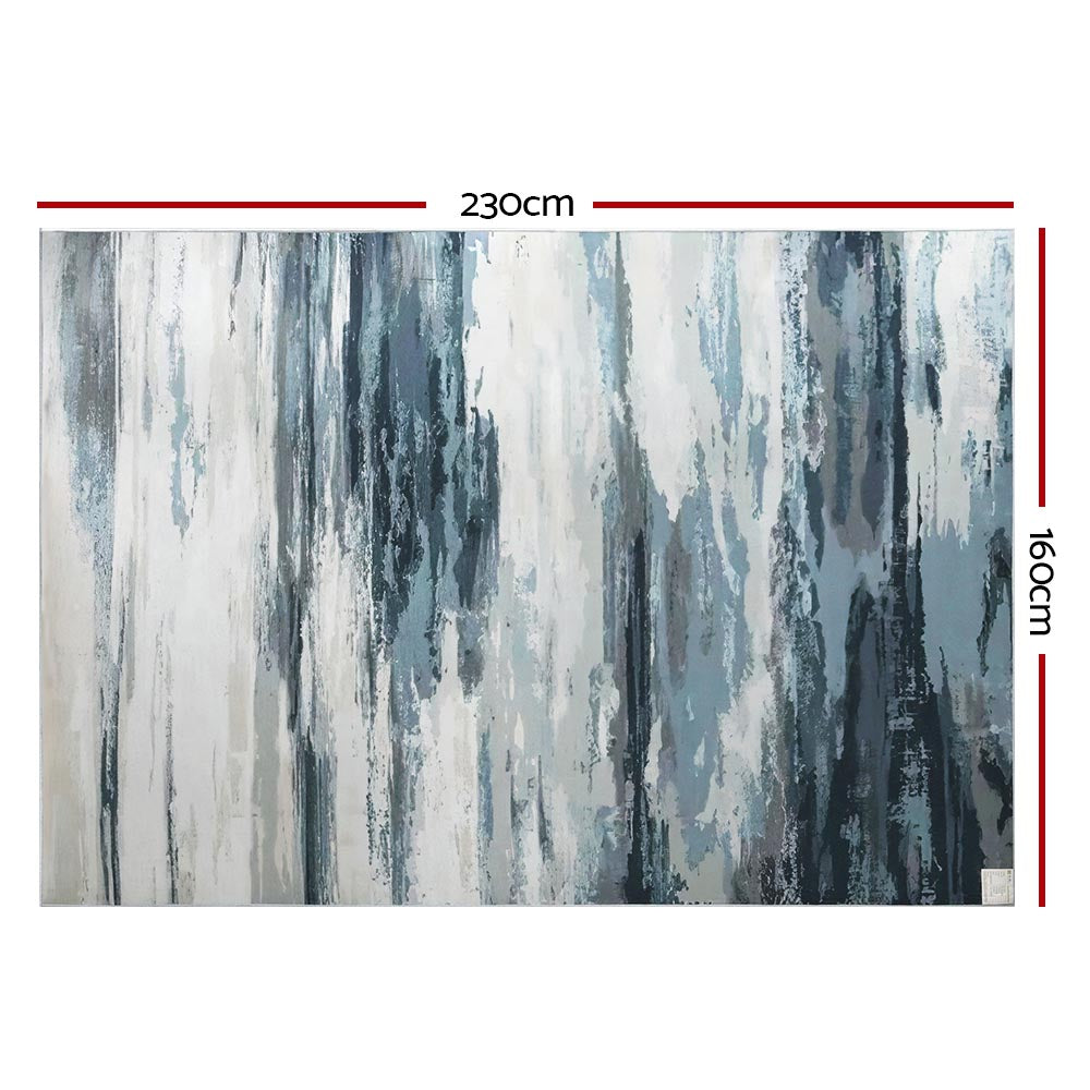 Rug 160x230cm Area Rug Washable Mat Large Carpet Soft Short Pile Poca