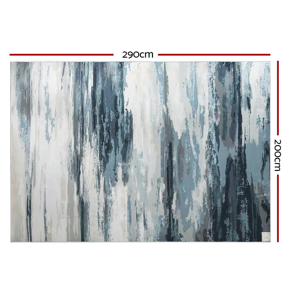 Rug 200x290cm Area Rug Washable Mat Large Carpet Soft Short Pile Poca