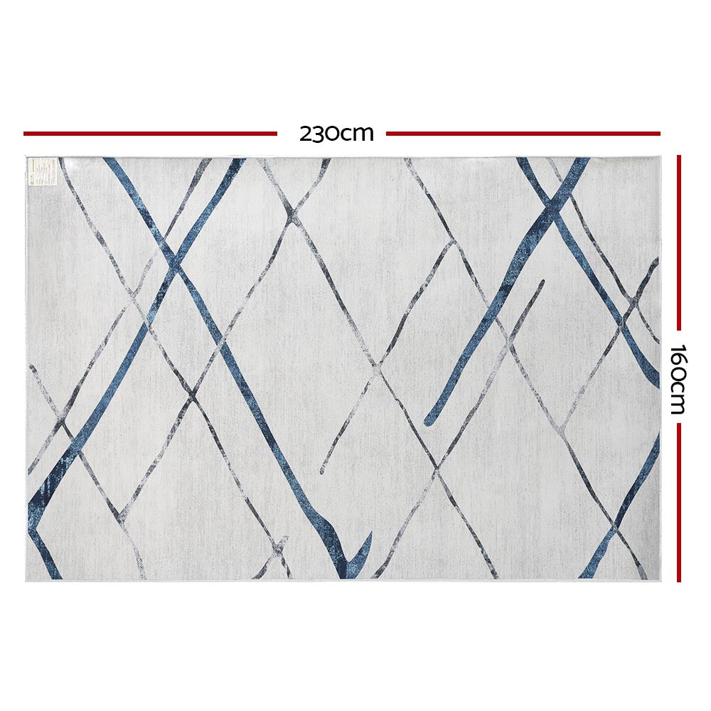 Rug 160x230cm Area Rug Washable Mat Large Carpet Soft Short Pile Jaca