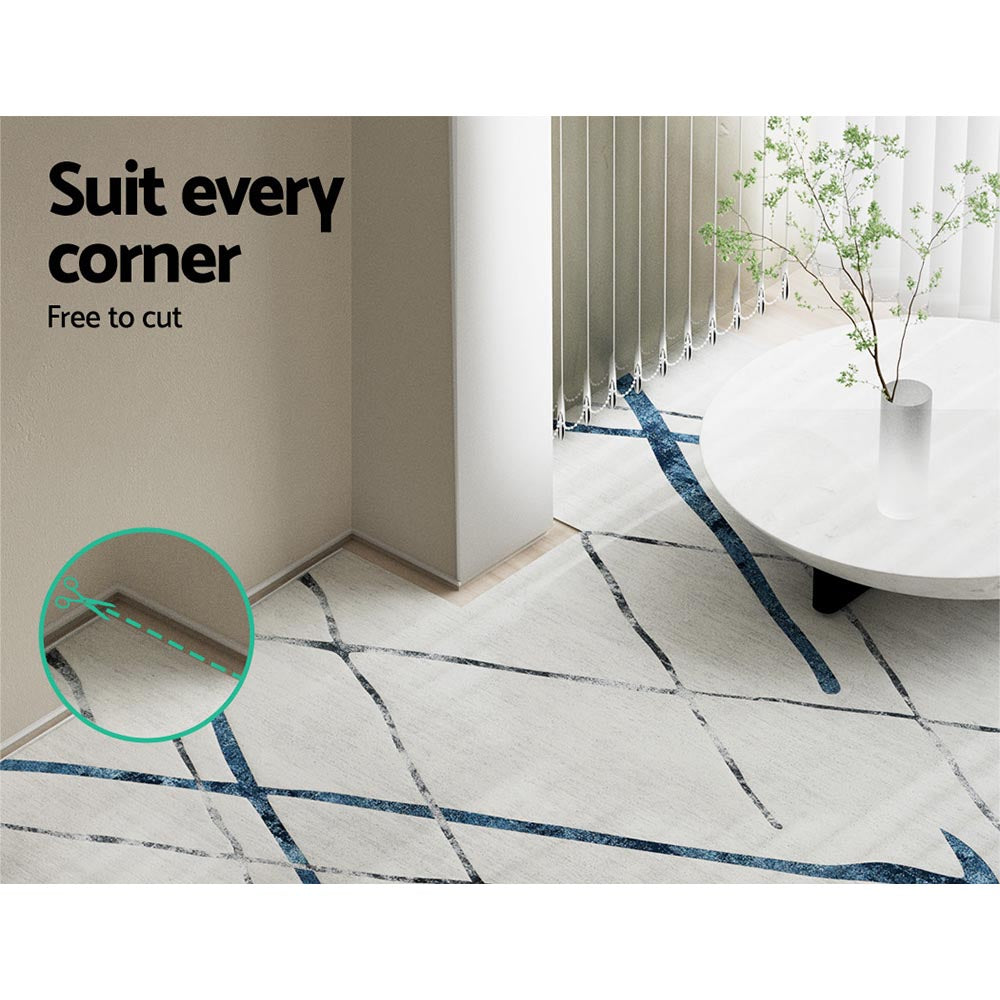 Rug 200x290cm Area Rug Washable Mat Large Carpet Soft Short Pile Jaca