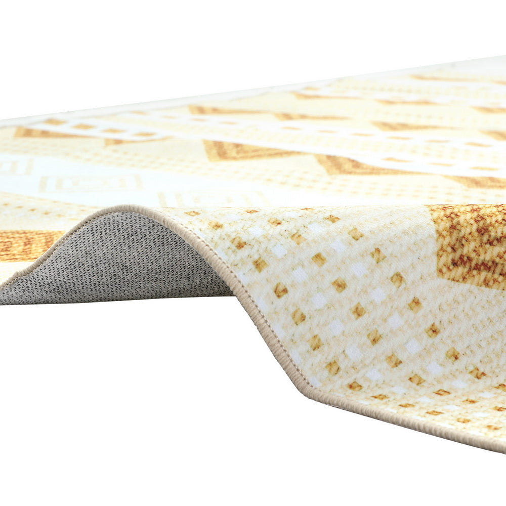 Rug 160x230cm Area Rug Washable Mat Large Carpet Soft Short Pile Ella