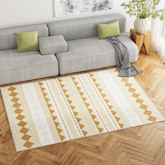 Rug 160x230cm Area Rug Washable Mat Large Carpet Soft Short Pile Ella