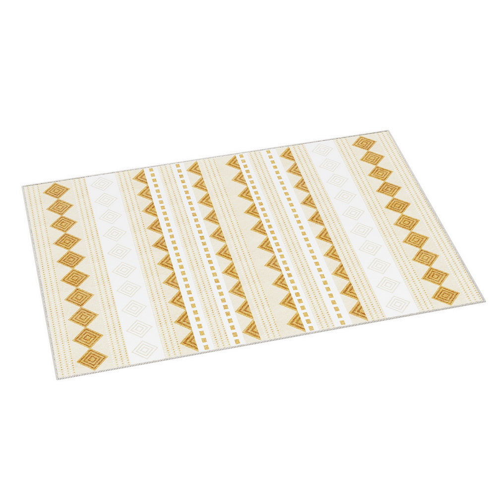 Rug 200x290cm Area Rug Washable Mat Large Carpet Soft Short Pile Ella