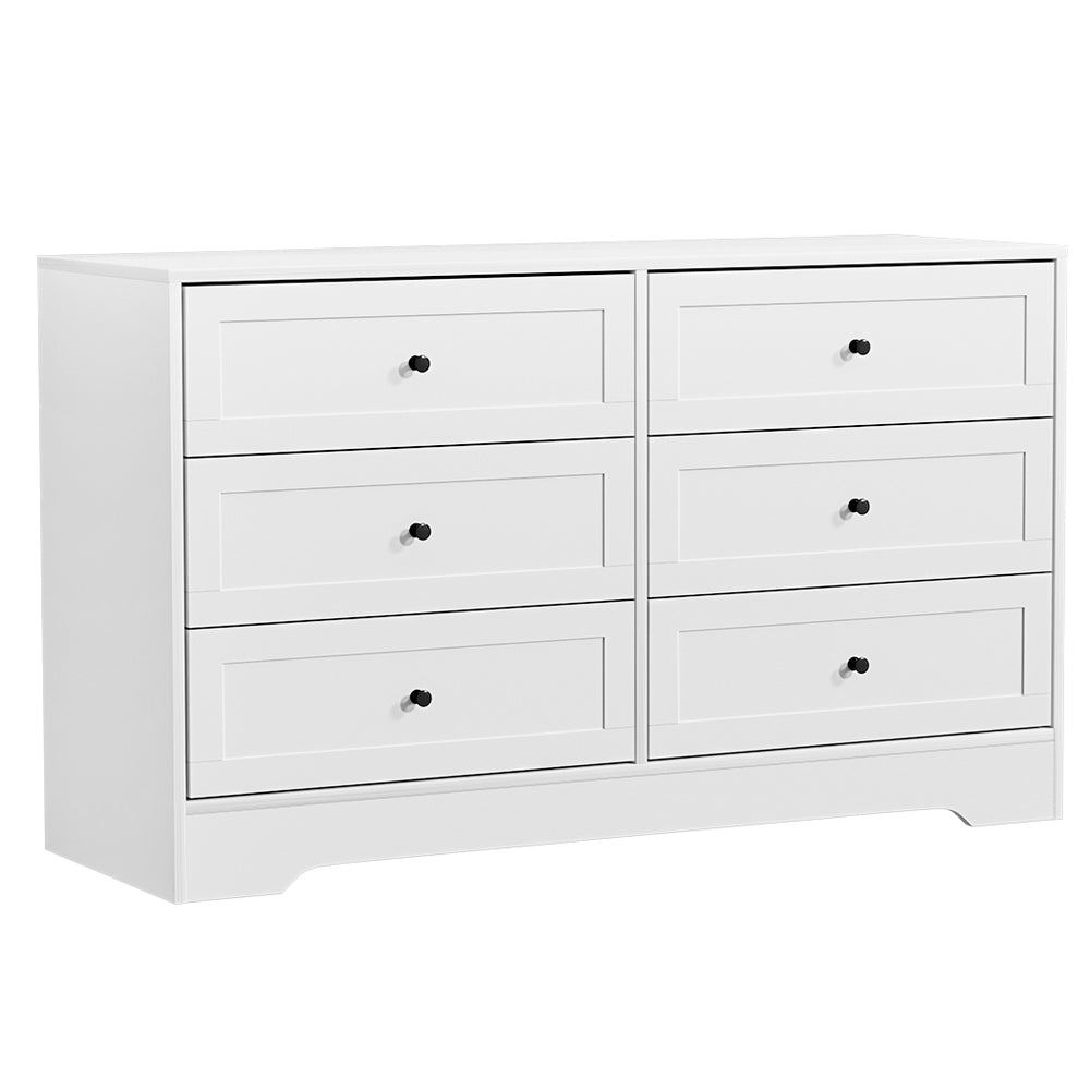 6 Chest of Drawers - LEIF White