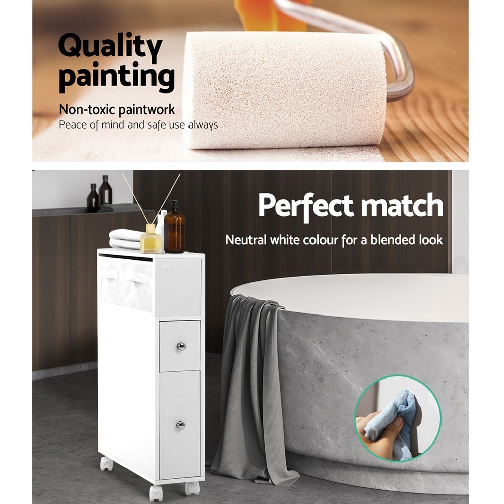 Bathroom Cabinet Storage Toilet Organiser