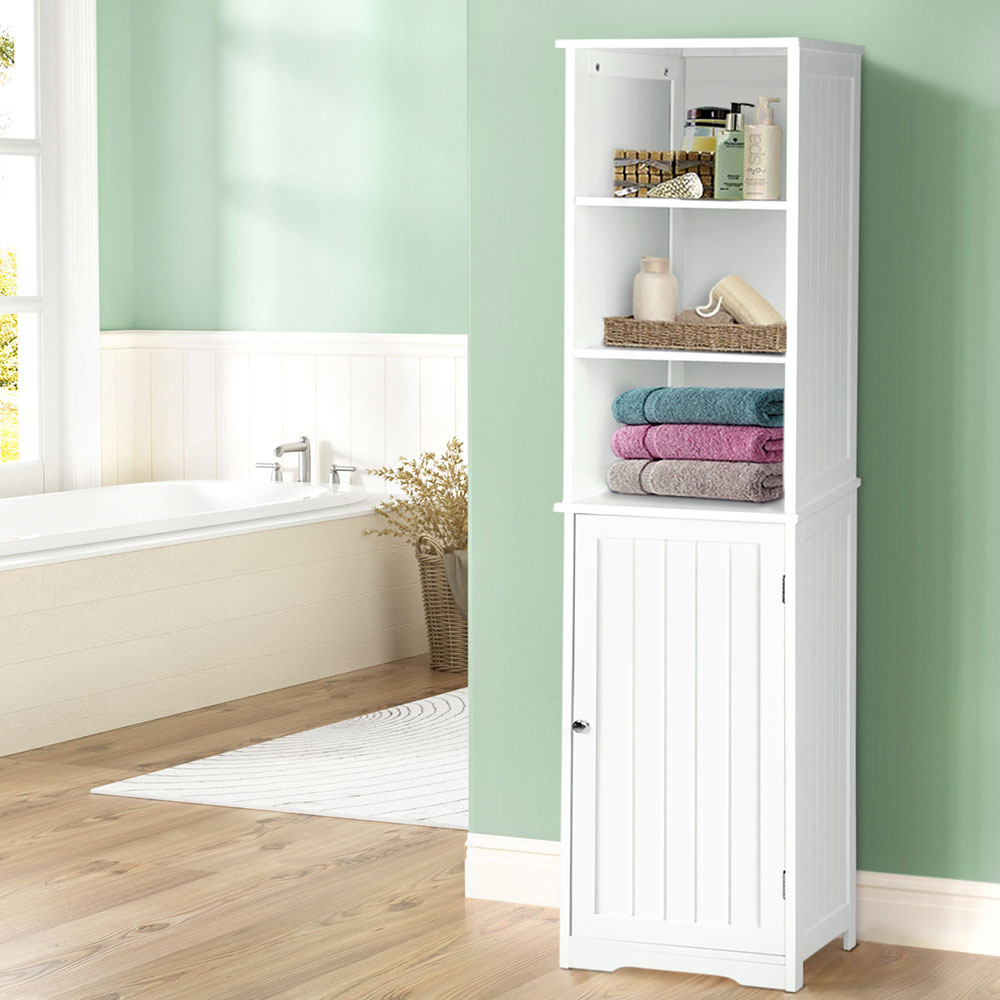 Bathroom Cabinet Storage 160cm White