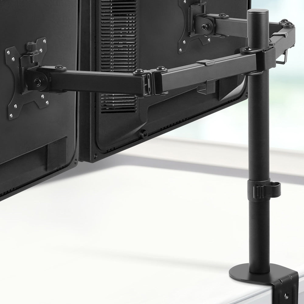 Monitor Arm Dual Desk Mount Screen Bracket Holder