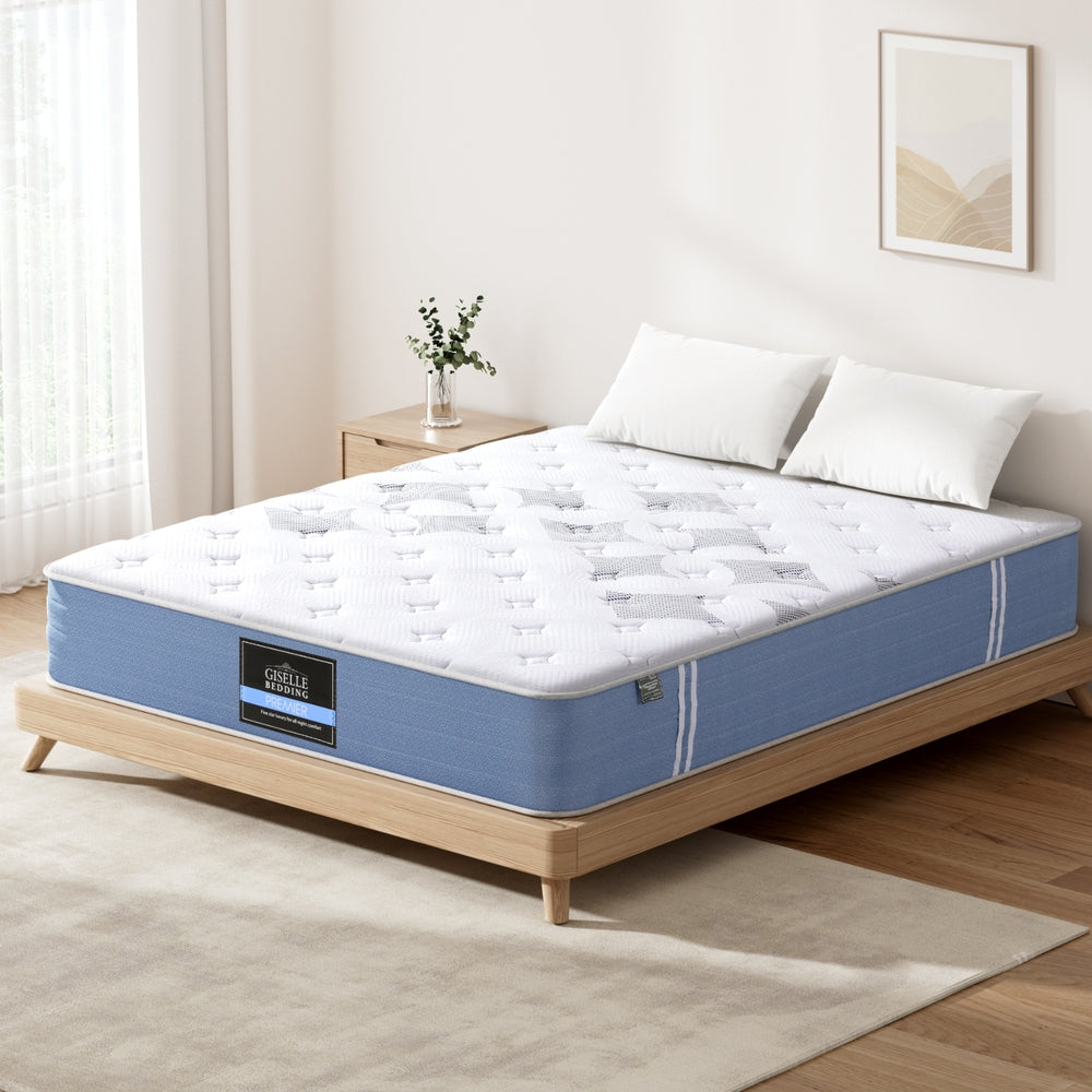 25cm Giselle Mattress Queen Bed Pocket Spring Mattresses