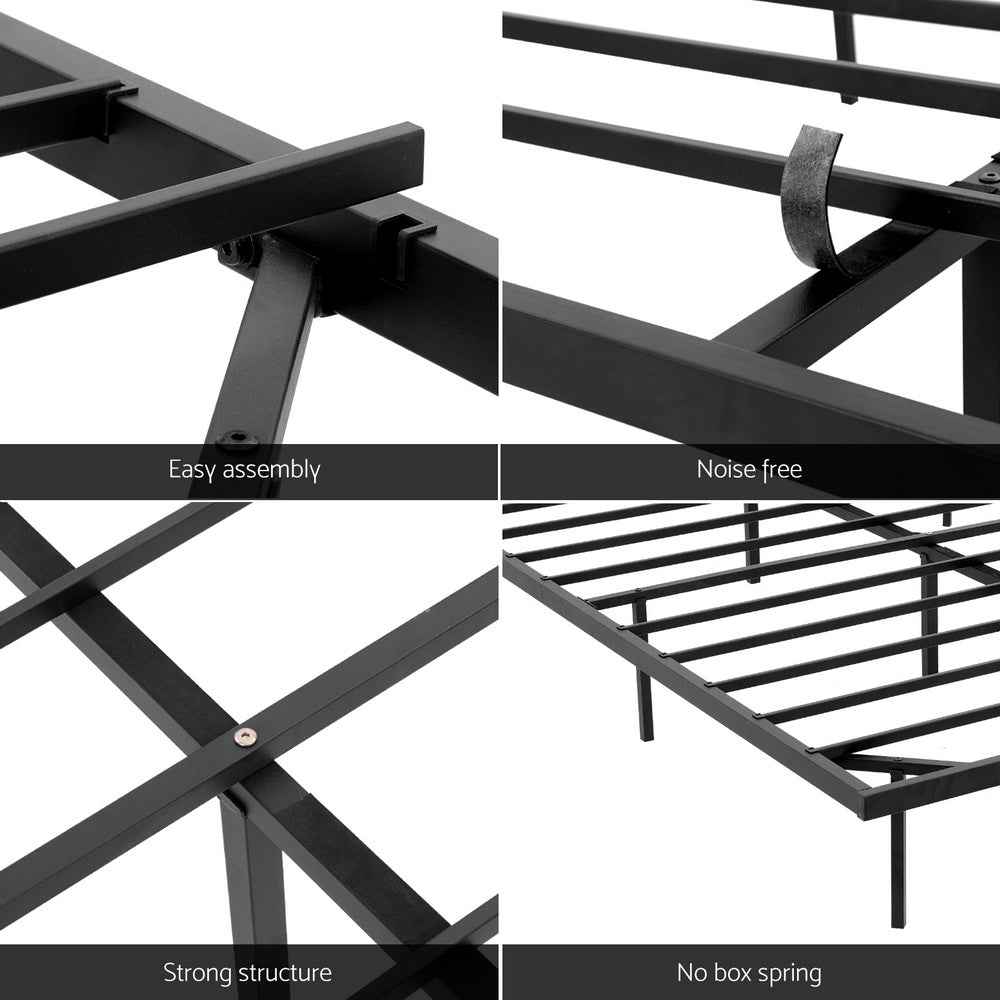 Queen Bed Frame,Floating Metal Bed Frame with Smart LED Lights - Sturdy Metal Platform Bed Base, Silent Design, Tool-Free Assembly, 300KG Capacity for Home/Hotel/Master Bedroom?