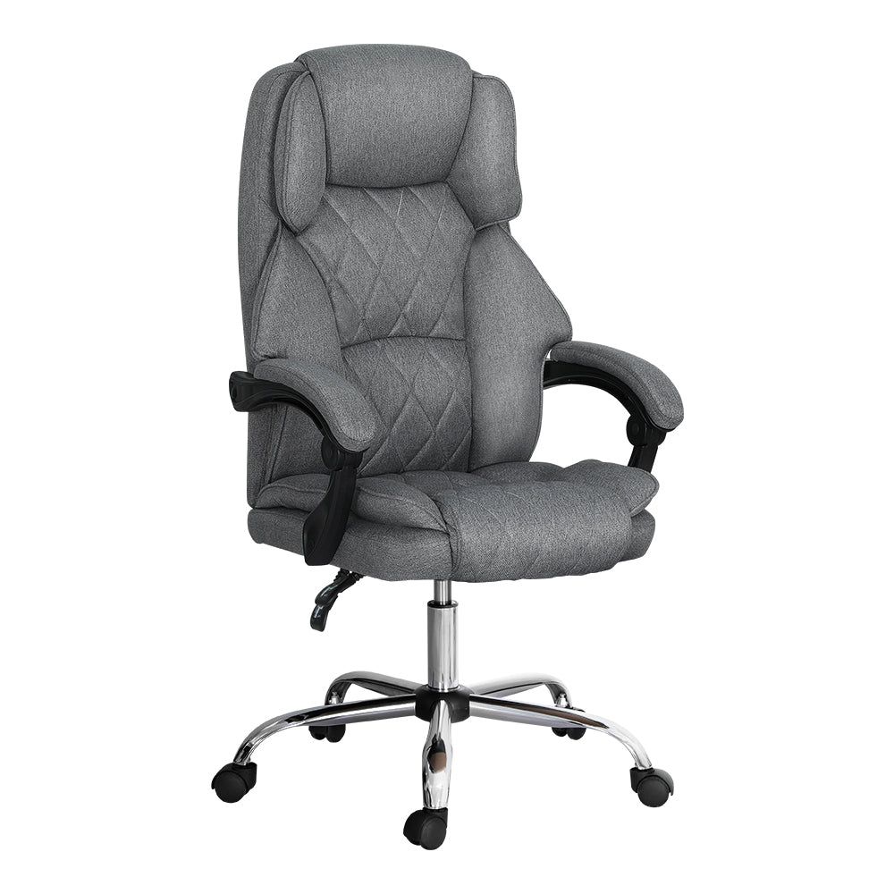 Executive Office Chair Recliner Grey