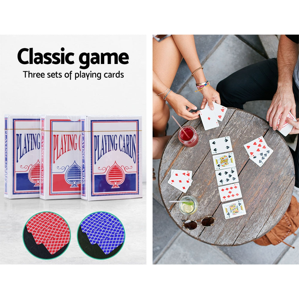 1000pcs Poker Chips Set Casino Texas Holdem Gambling Party Game Dice Cards Case