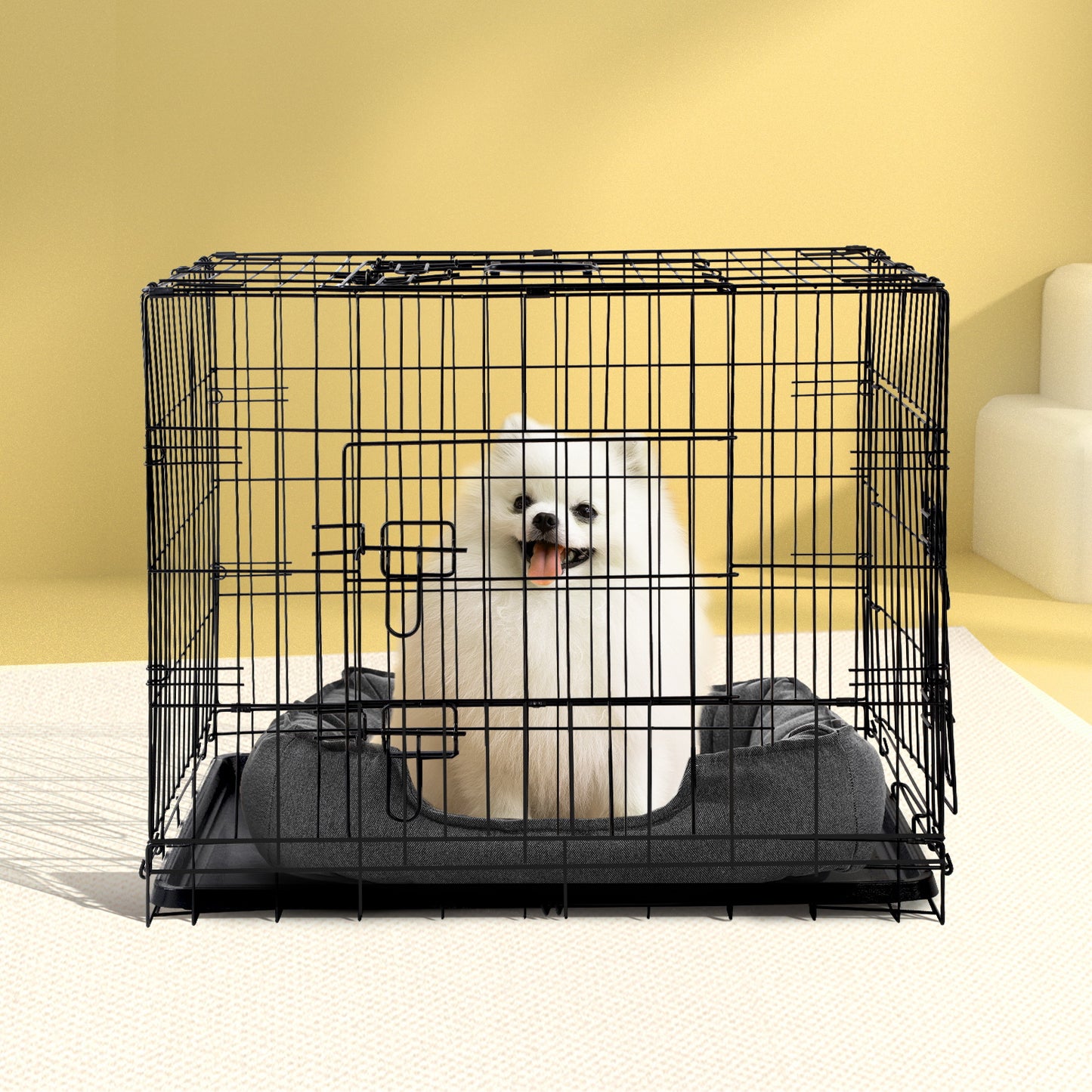 36 Dog Cage Crate Kennel 3 Doors