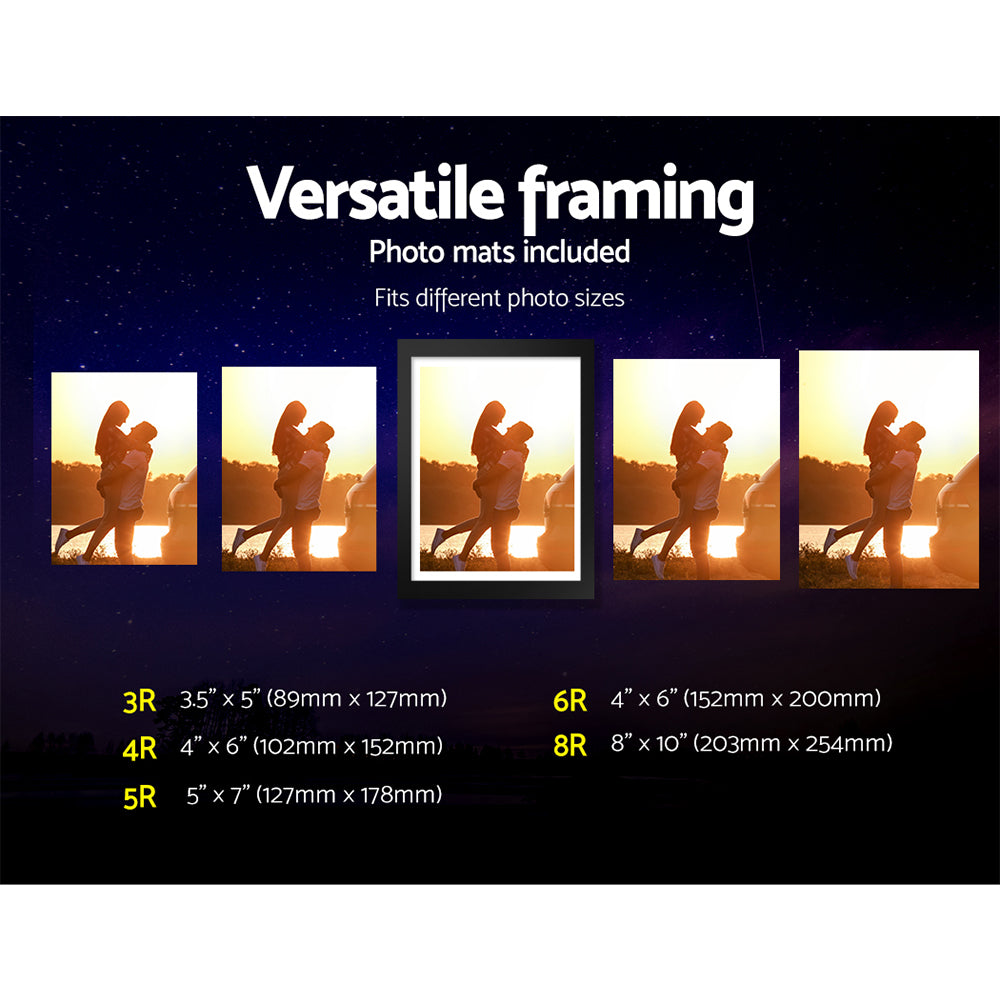 Photo Frames Art Holder 11PCS 5x7inch 6x8inch 8x10inch Black