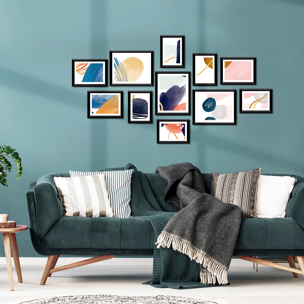 Photo Frames Art Holder 11PCS 5x7inch 6x8inch 8x10inch Black