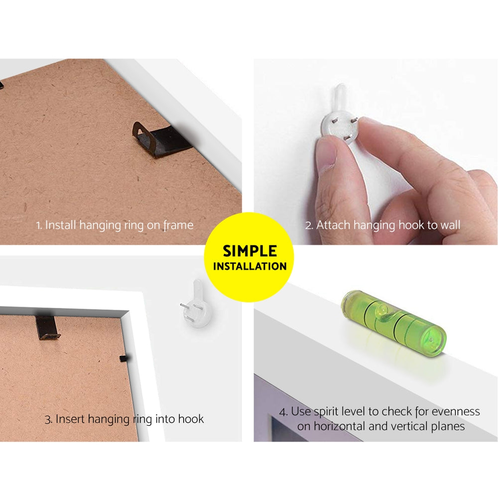 Photo Frames Art Holder 30PCS 8x10inch 5x7inch 4x6inch 3.5x5inch White