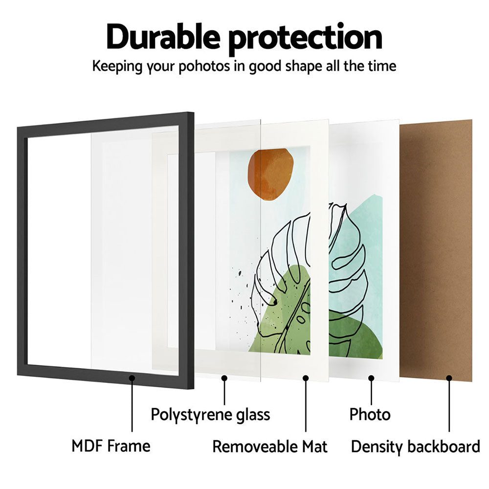 Photo Frame 2PCS Set Black