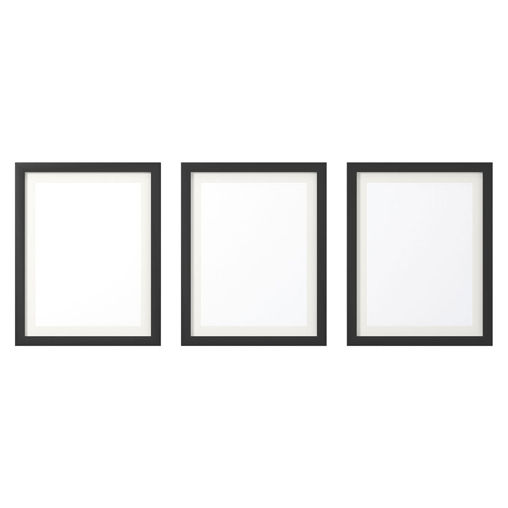 Photo Frame 3PCS Set Black