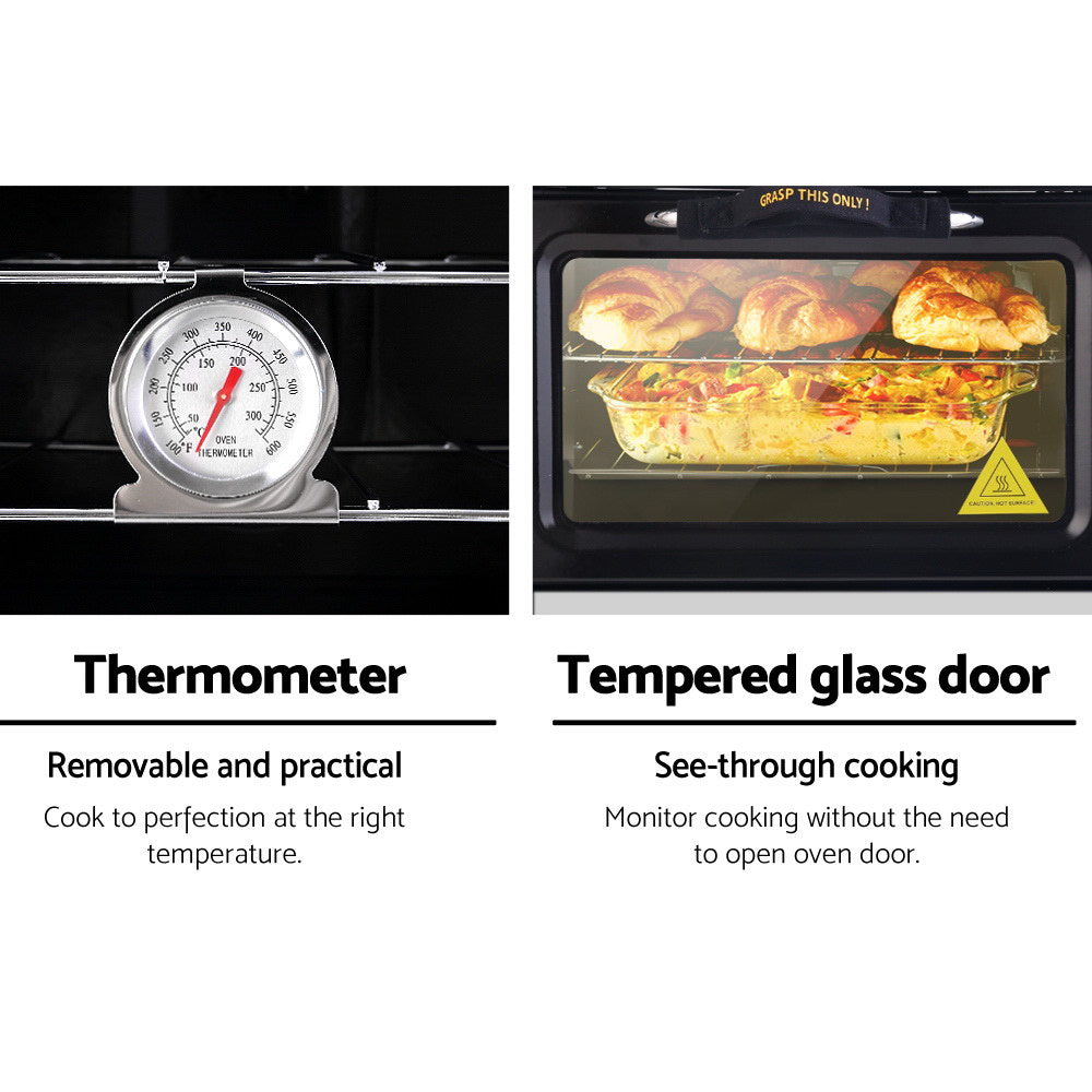 Portable Gas Oven LPG Silver
