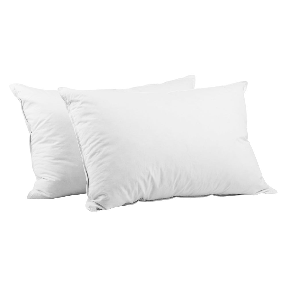 Goose Feather Down Pillow Twin Pack