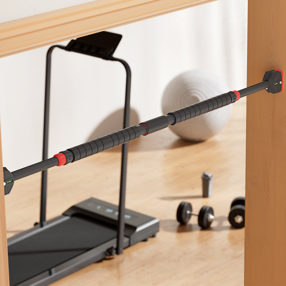 Pull Up Bar 90CM-125CM Doorway Chin Up Horizontal Bar Gym