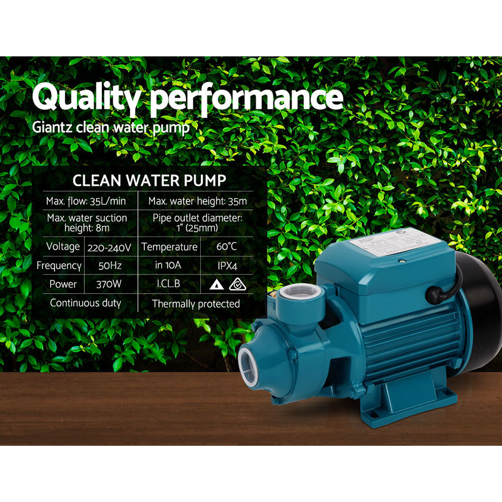 Peripheral Water Pump Garden Boiler Car Wash Electric Irrigation QB60