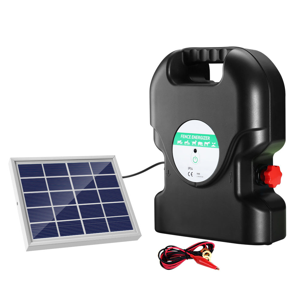 Fence Energiser 20KM Solar Powered 1.2J Electric