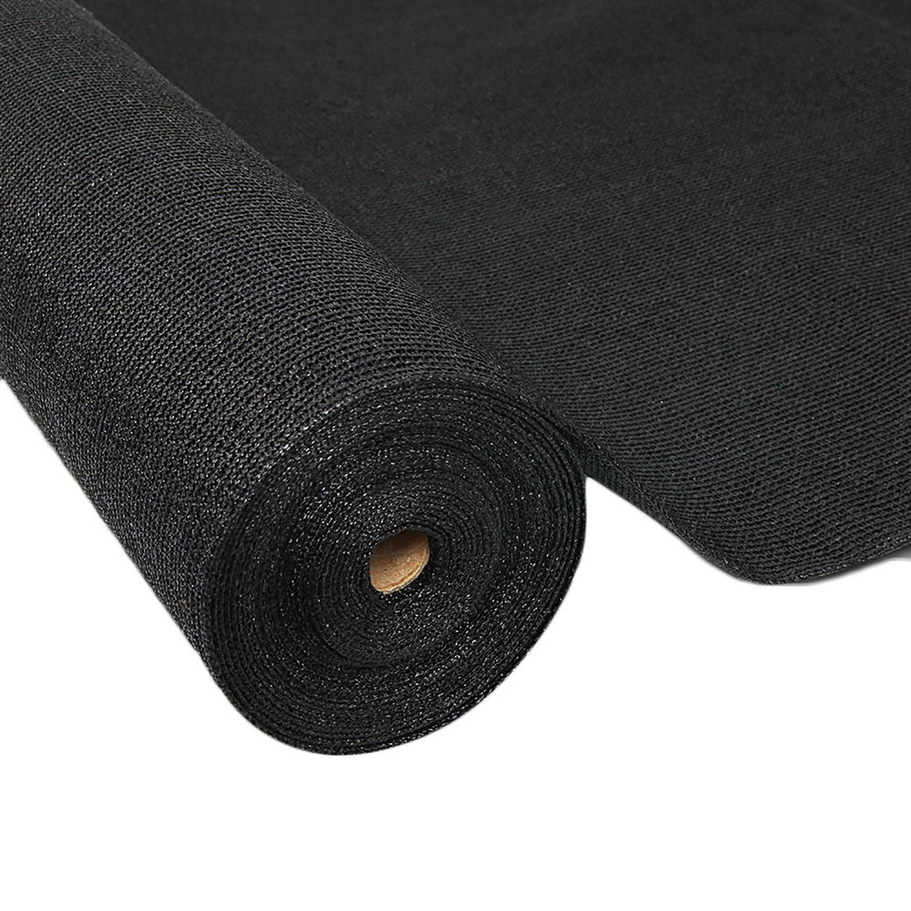 90% Shade Cloth 1.83x10m Shadecloth Sail Heavy Duty Black