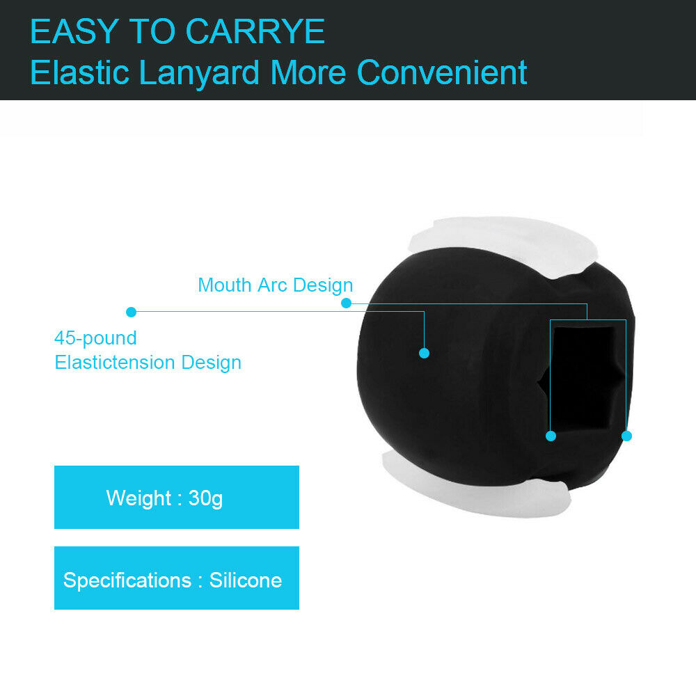 Facial exerciser exercise ballneck toner3-stage mandibular exerciser jaw trainer Purple