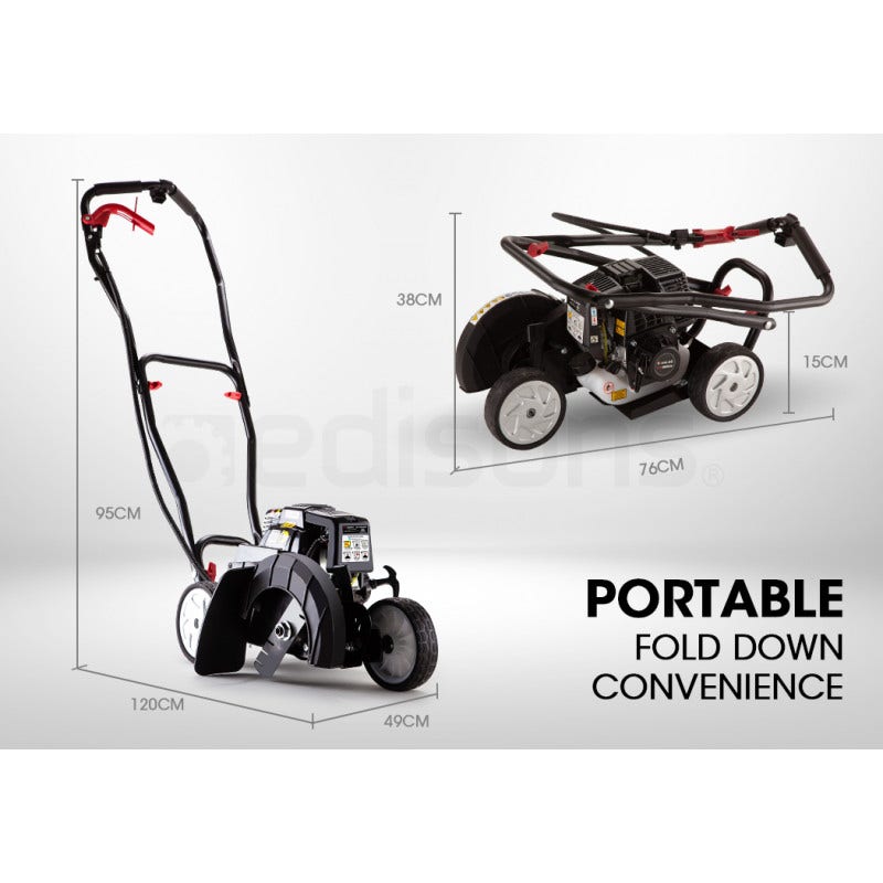 Baumr-AG 31CC Lawn Edger Petrol 4 Stroke Garden Grass Weed Trimmer Blade Cutting