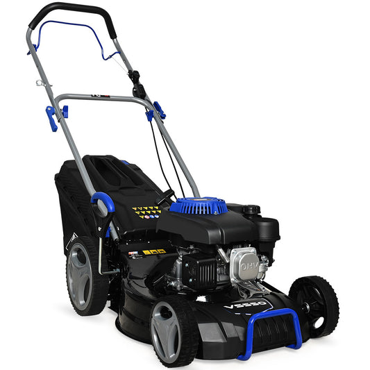 POWERBLADE 18  150cc Self Propelled Lawn Mower, 7 Height, Steel Deck, 4-Stroke Petrol Lawnmower - VS550