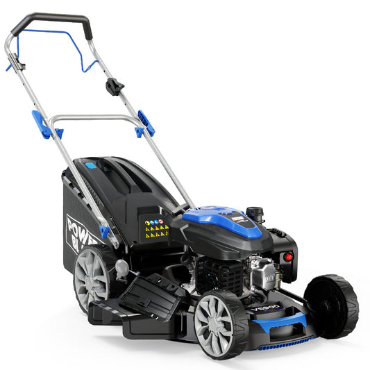 PowerBlade 20  200cc Self-Propelled Lawn Mower, 7 Height, Steel Deck, Deck Wash Port, OHV 4-Stroke Petrol - VS900