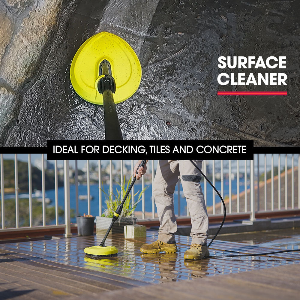 JET-USA RX540 Electric High Pressure Washer, 2800PSI 2 Nozzles, Brush Head, Deck Cleaner, Detergent Bottle, 10M Hose