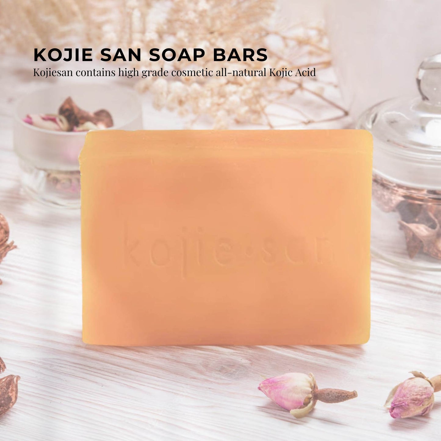 1x 135g Kojie San Soap Bar - Original Kojic Acid Bar