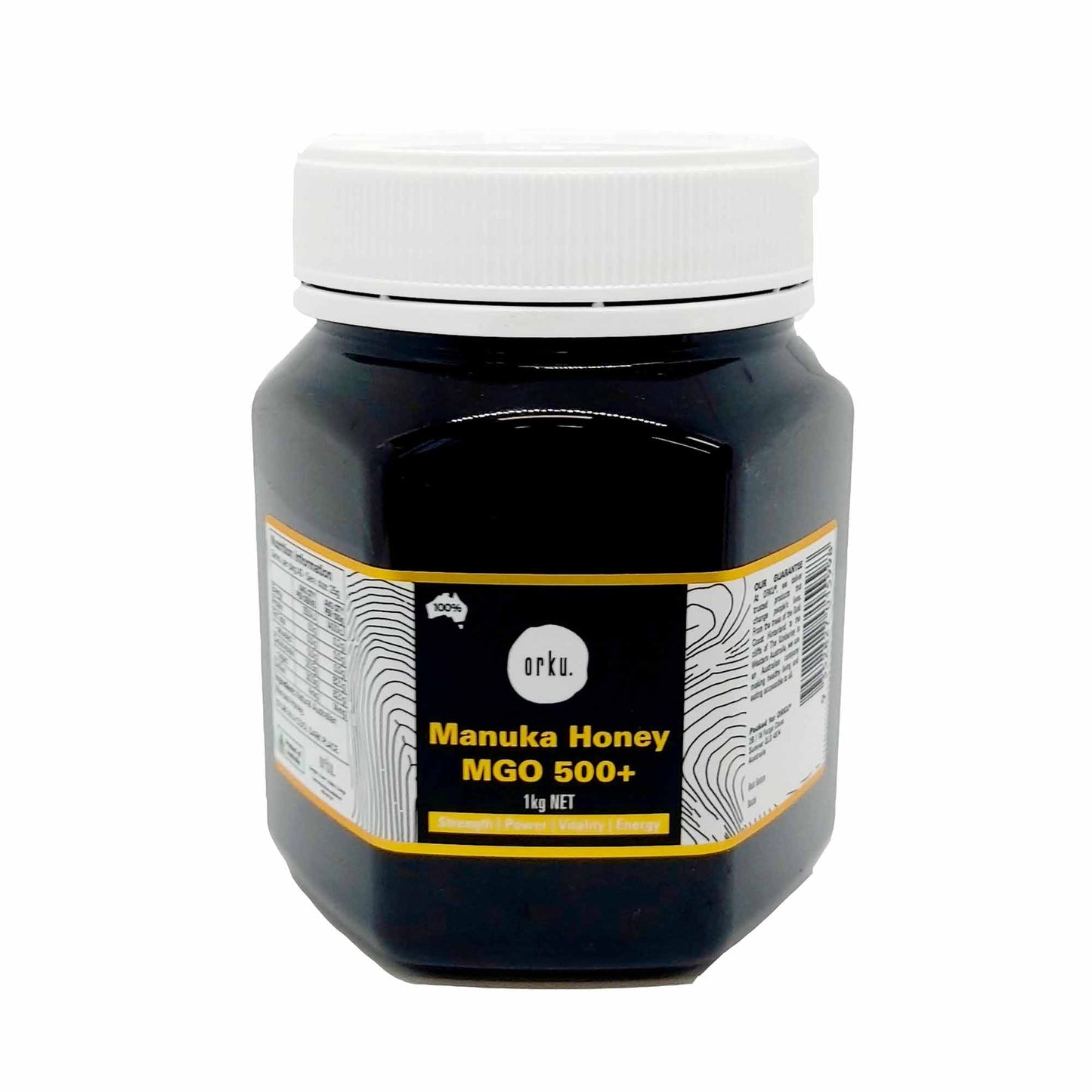 1Kg MGO 500+ Australian Manuka Honey - 100 percent Raw Natural Pure Jelly Bush