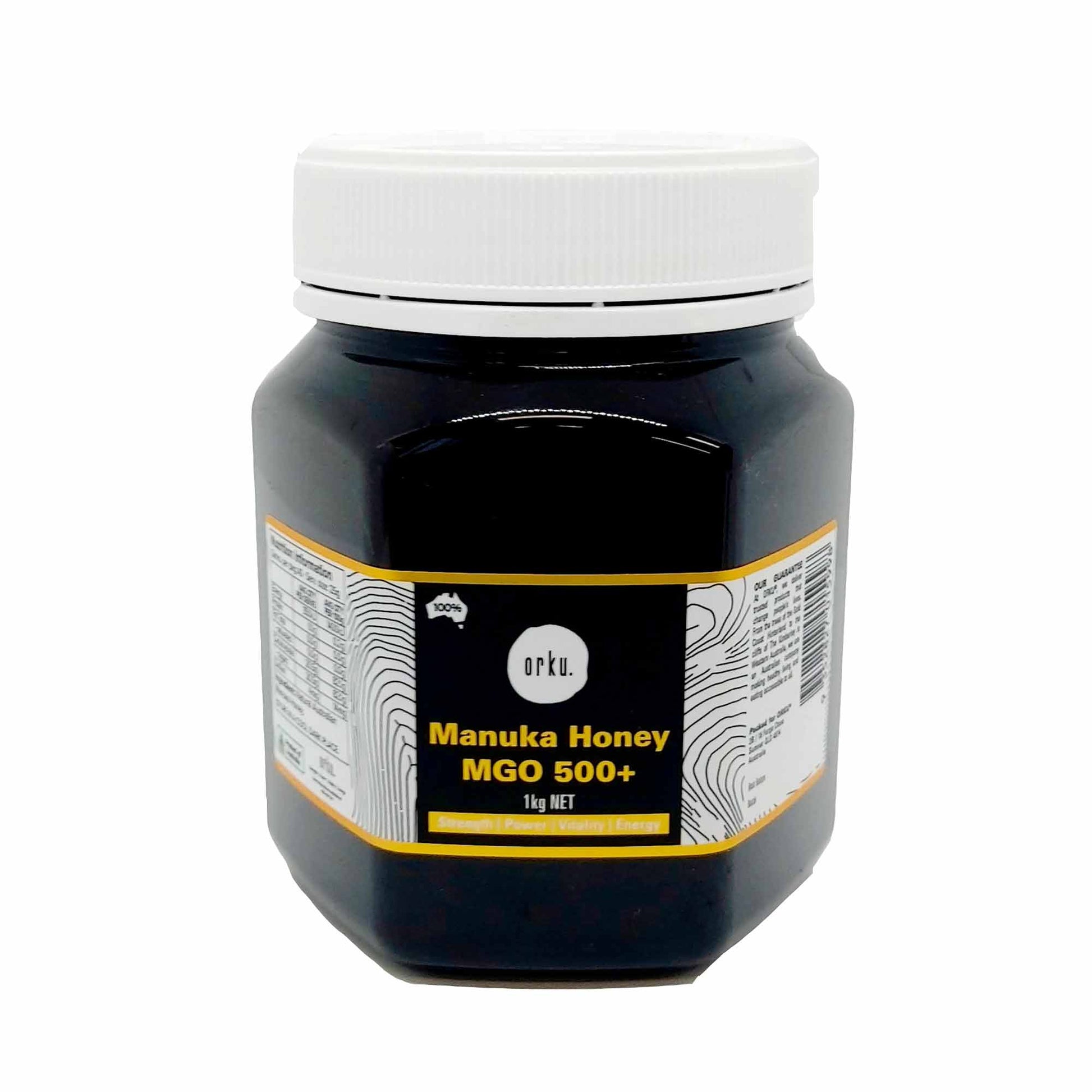 1Kg MGO 500+ Australian Manuka Honey - 100 percent Raw Natural Pure Jelly Bush