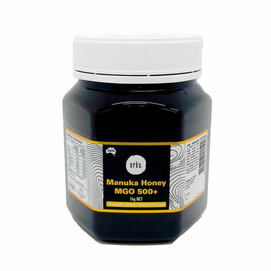 1Kg MGO 500+ Australian Manuka Honey - 100 percent Raw Natural Pure Jelly Bush