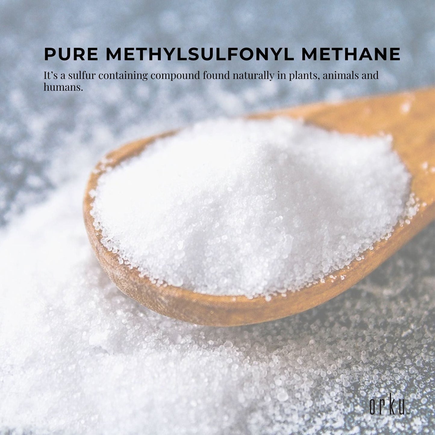 2Kg MSM Powder or Crystals Tub - 99 percent Pure Methylsulfonylmethane Dimethyl Sulfone