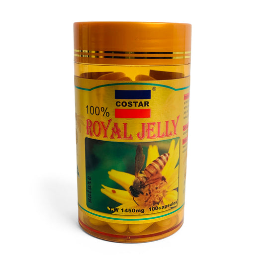 100x 1450mg Royal Bee Jelly Capsules Costar 100 percent Pure