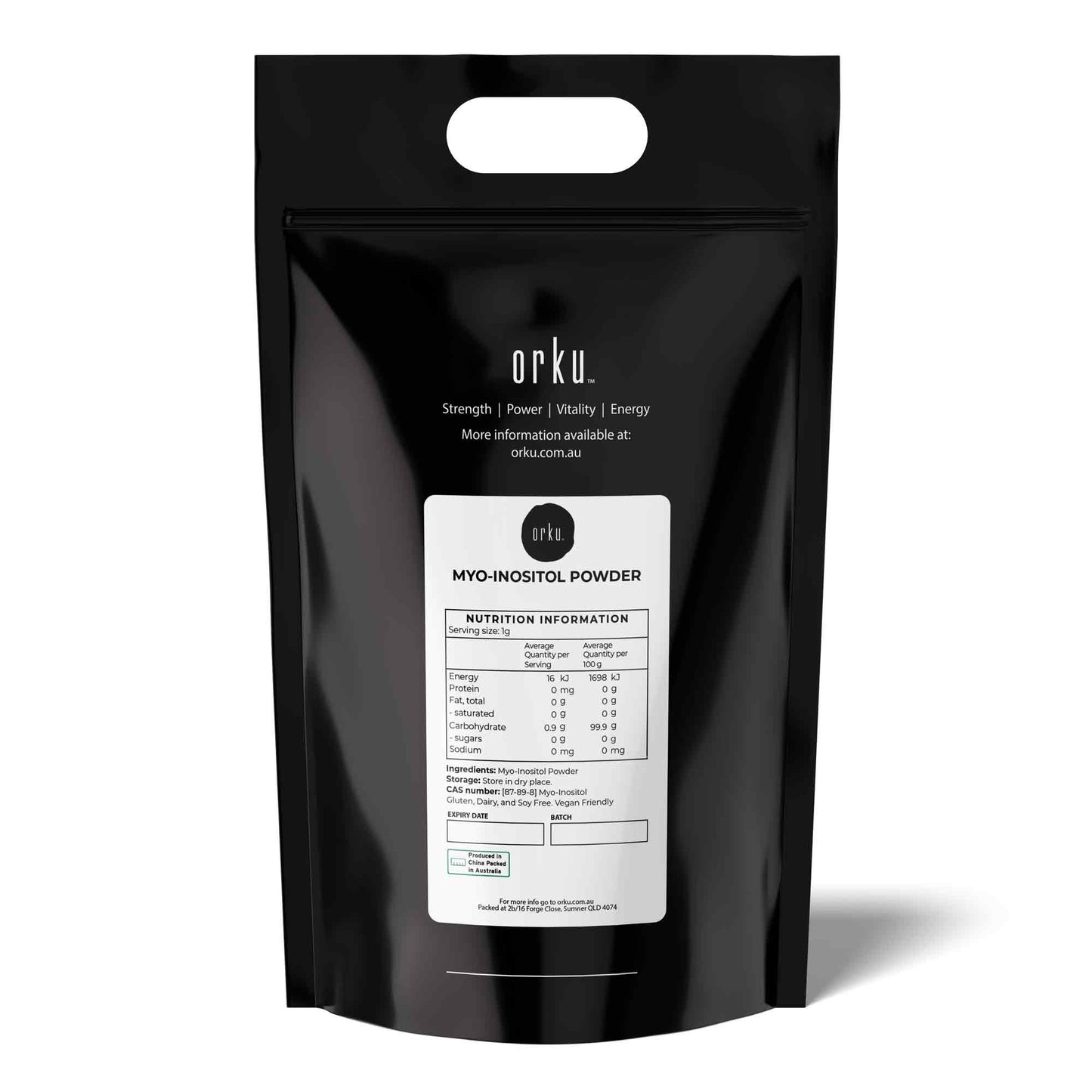 10Kg Myo Inositol Powder - USP Grade High Purity Unflavoured