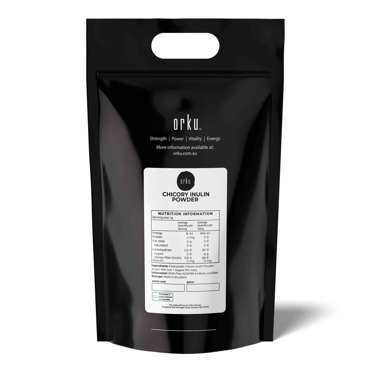 10Kg Chicory Root Inulin Powder - Unflavoured Natural Prebiotic Fibre