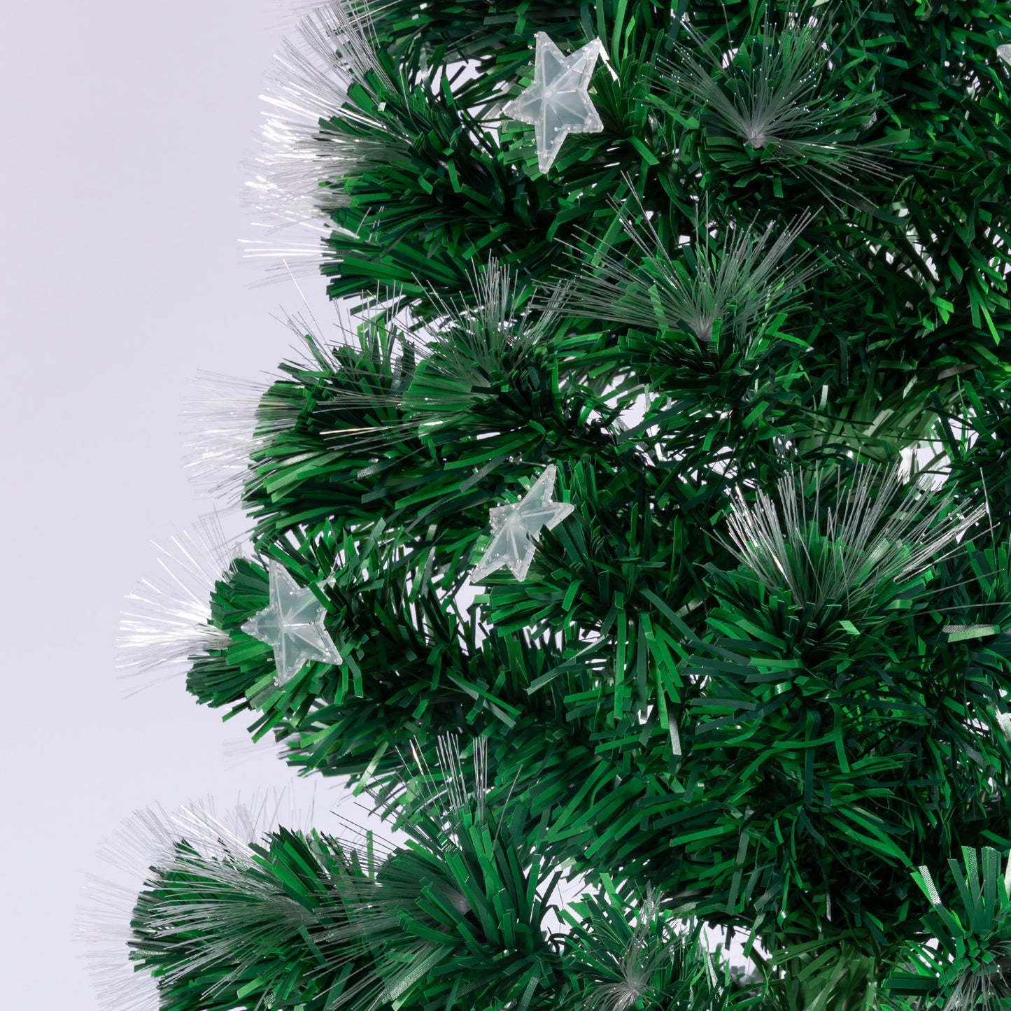 1.2m Enchanted Pre Lit Fibre Optic Christmas Tree Stars Xmas Decor