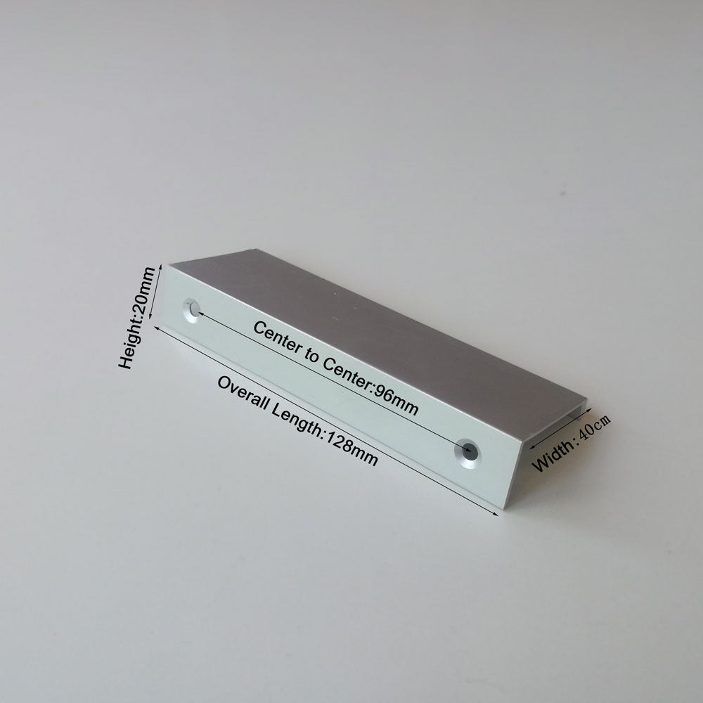 Aluminum Kitchen Cabinet Bar Handles Drawer Handle Pull white hole to hole 96mm