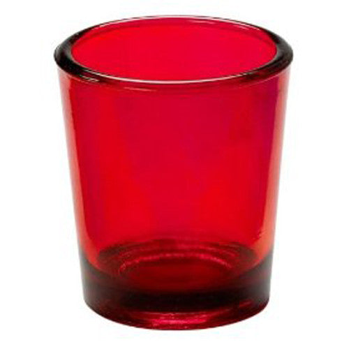 20 Pack Red Glass Votive Tealight Candle Holders House Party Centerpiece Xmas Wedding Decor Glass Candlestick Party Decorations Bridal Valentines Event