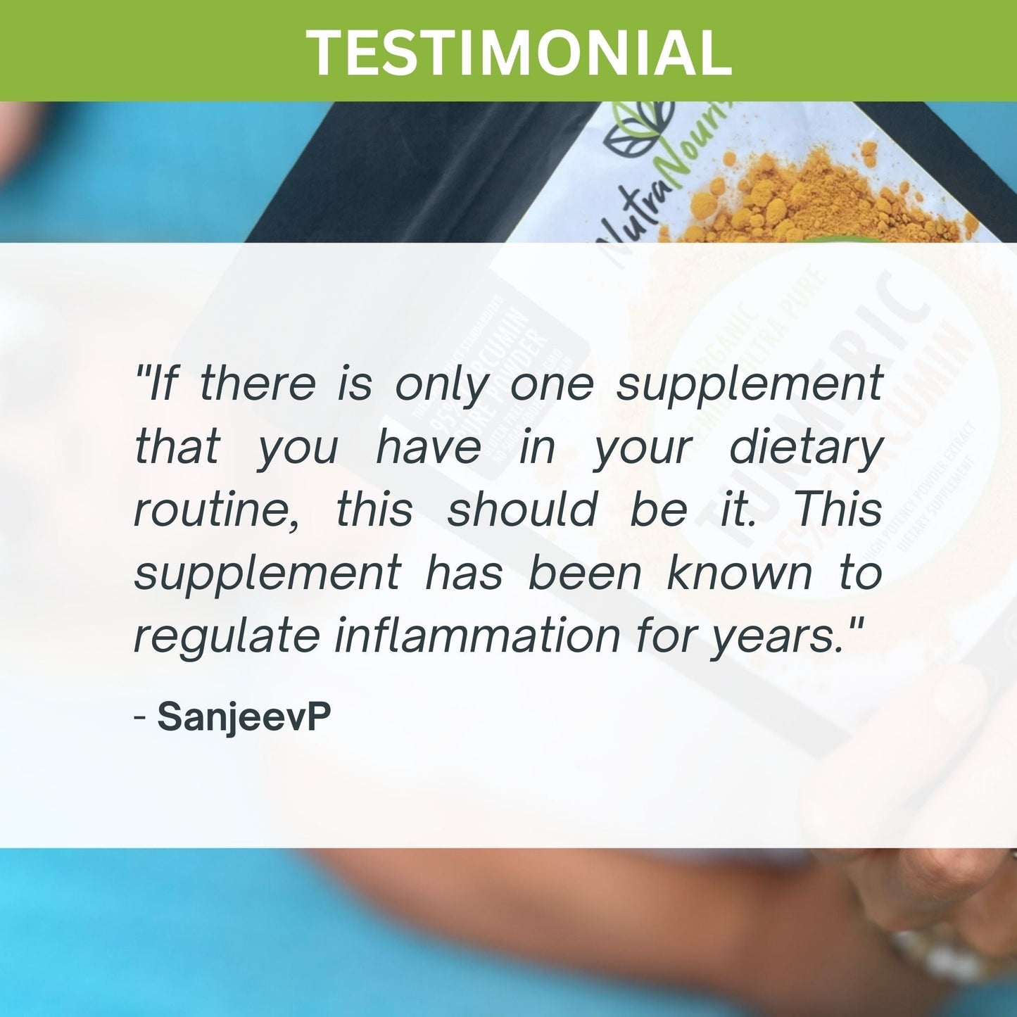 Pure Organic 95 percent Curcumin Powder (60g/1 month supply) - 1500mg of Turmeric Extract Buffered with Black Pepper